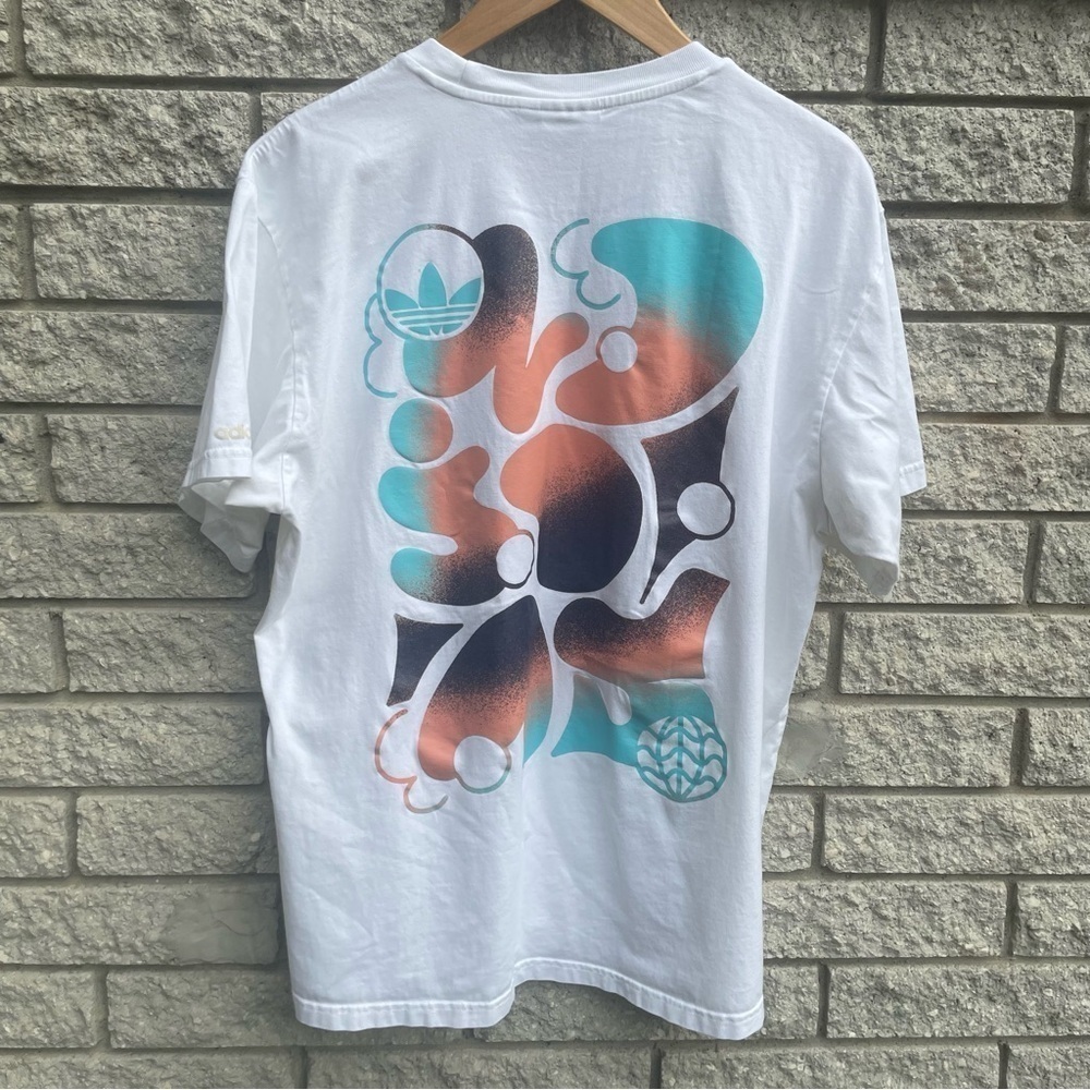 Adidas Men's Summer Set Graphic Short Sleeve T-Shirt Size XL - Picture 5 of 7